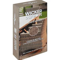 vidaXL Rattan-en-textileenonderhoudsset voor tuinmeubelen 2x250 ml