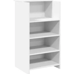 vidaXL Receptiebalie wit 55x50x103,5 cm bewerkt hout