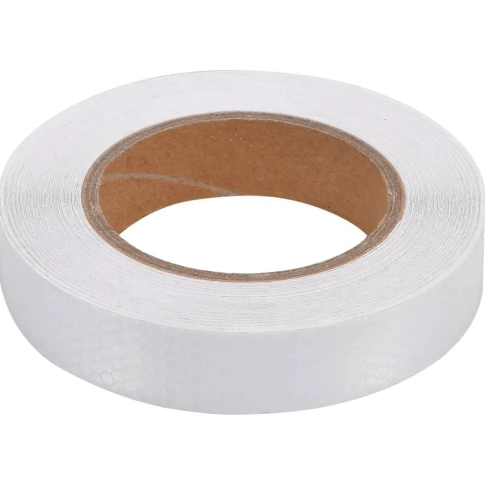 vidaXL Reflecterende tape 2,5 cm x 20 m PVC wit