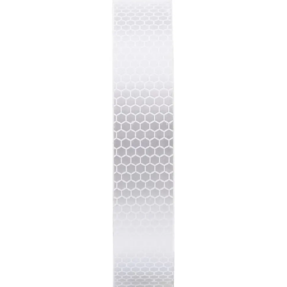 vidaXL Reflecterende tape 2,5 cm x 20 m PVC wit
