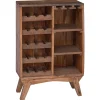 vidaXL Rek Bruin 60 x 30 x 90 cm Massief Gerecycled Hout