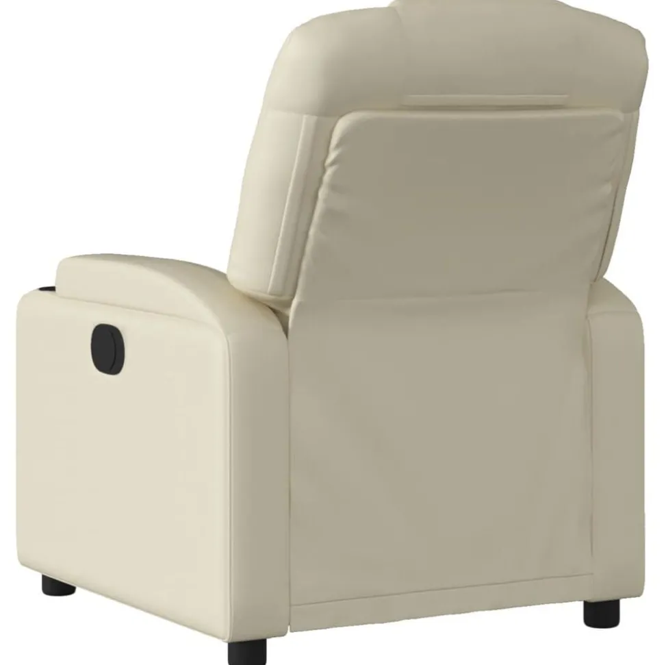 vidaXL Relaxfauteuil Crème Kunstleer