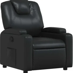 vidaXL Relaxfauteuil Zwart Kunstleer