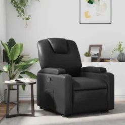 vidaXL Relaxfauteuil Zwart Kunstleer