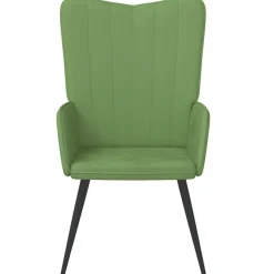 vidaXL Relaxstoel fluweel lichtgroen