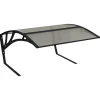 vidaXL Robotmaaiergarage Zwart 80x101x46 cm