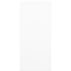 vidaXL Roldeurkast 90x40x90 cm staal wit