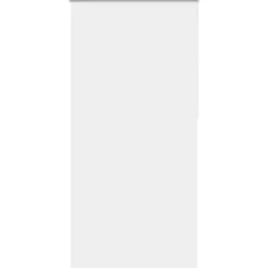vidaXL Rolgordijn verduisterend 110x230 cm stofbreedte 105,7 cm wit