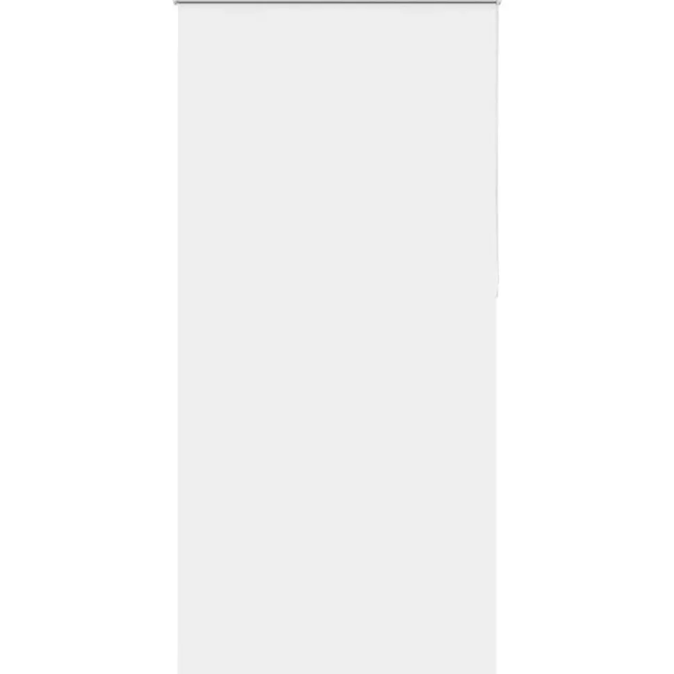 vidaXL Rolgordijn verduisterend 110x230 cm stofbreedte 105,7 cm wit