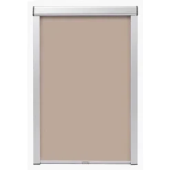 vidaXL Rolgordijn verduisterend beige S06/606