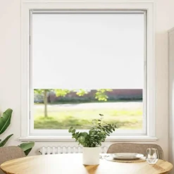 vidaXL Rolgordijn verduisterend wit 105x175 cm stofbreedte 100,7 cm