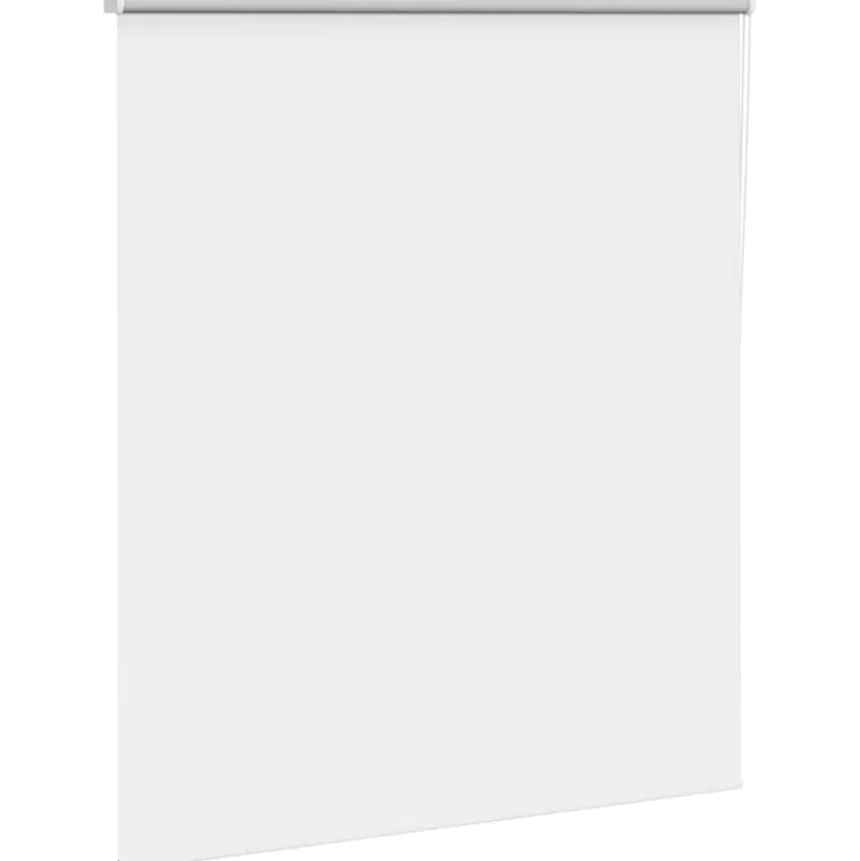 vidaXL Rolgordijn verduisterend wit 130x175 cm stofbreedte 126,6 cm