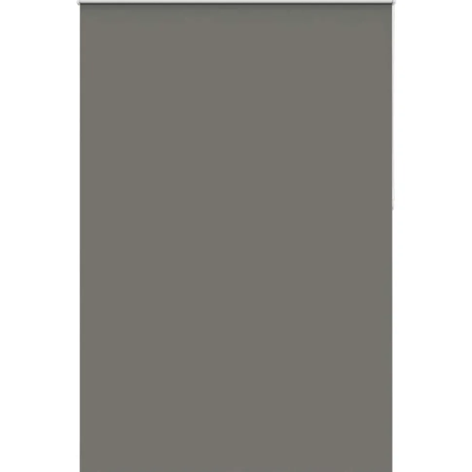 vidaXL Rolgordijn verduisterend 160x210 cm stofbreedte 156,6 cm grijs