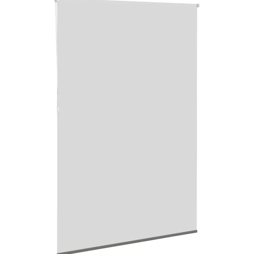 vidaXL Rolgordijn verduisterend 160x210 cm stofbreedte 156,6 cm grijs