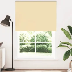 vidaXL Rolgordijn verduisterend 165x210 cm stofbreedte 161,6 cm beige