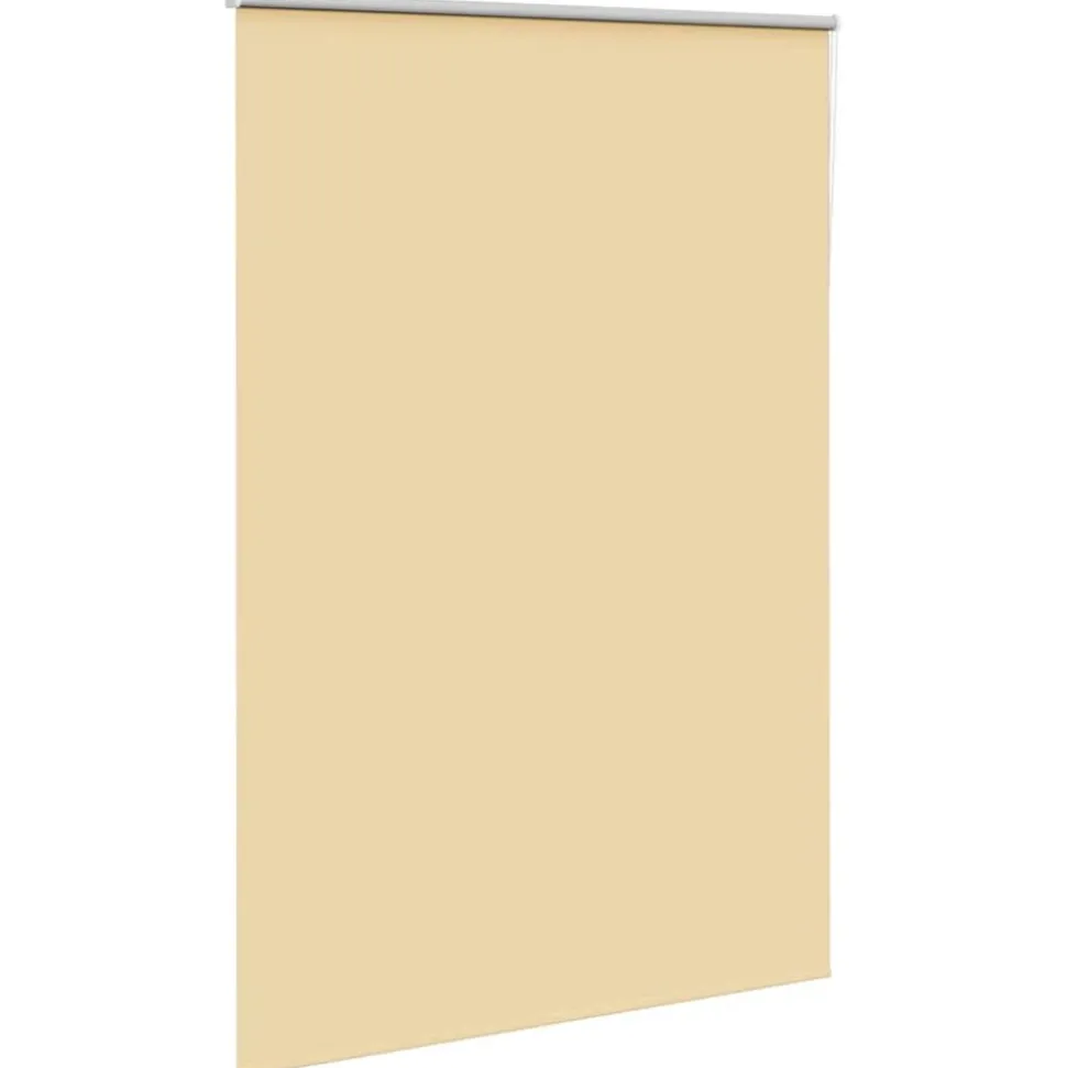 vidaXL Rolgordijn verduisterend 165x210 cm stofbreedte 161,6 cm beige