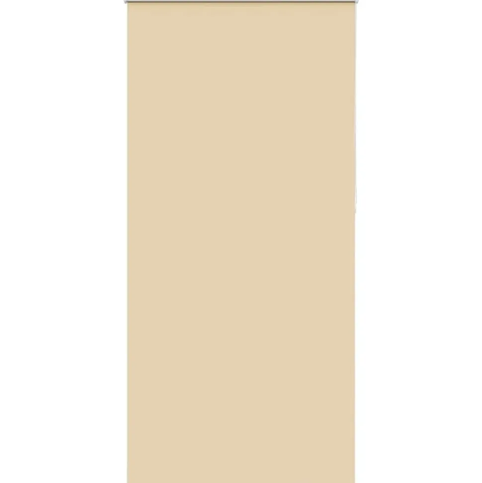 vidaXL Rolgordijn verduisterend 115x230 cm stofbreedte 110,7 cm beige