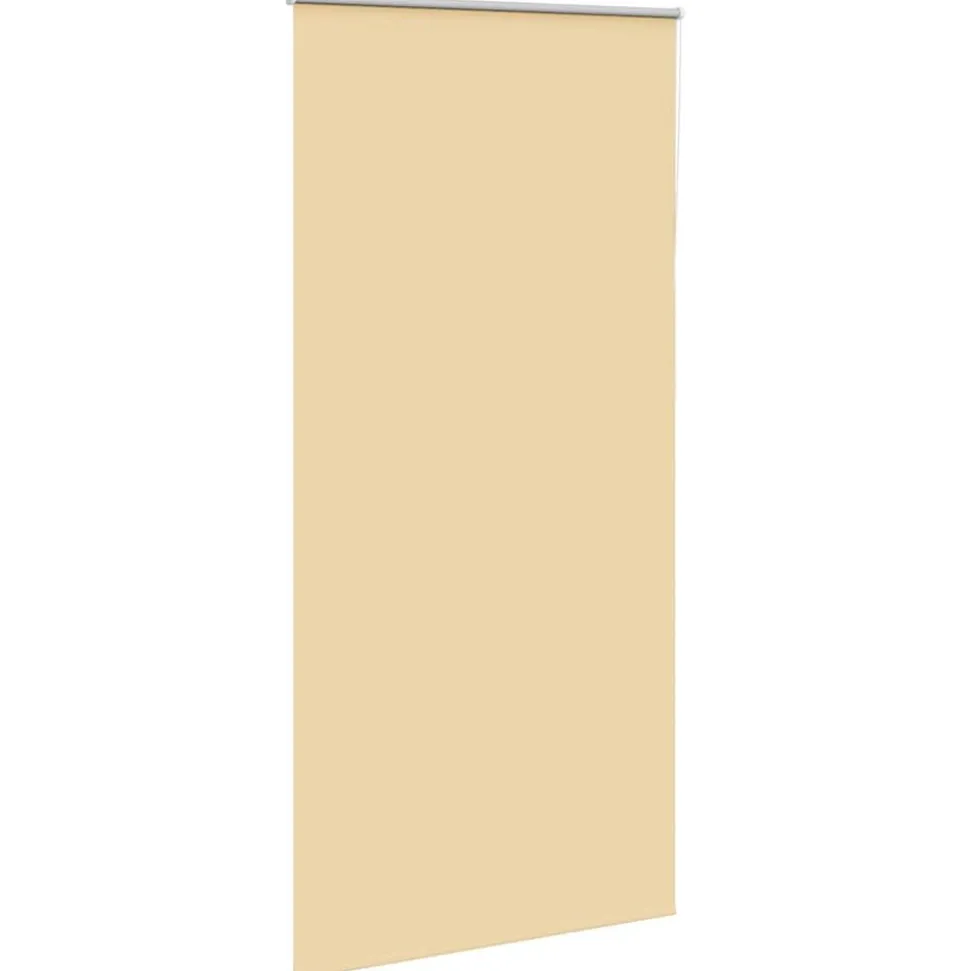 vidaXL Rolgordijn verduisterend 115x230 cm stofbreedte 110,7 cm beige
