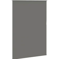 vidaXL Rolgordijn verduisterend 115x150 cm stofbreedte 110,7 cm grijs