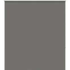 vidaXL Rolgordijn verduisterend 140x175 cm stofbreedte 136,6 cm grijs