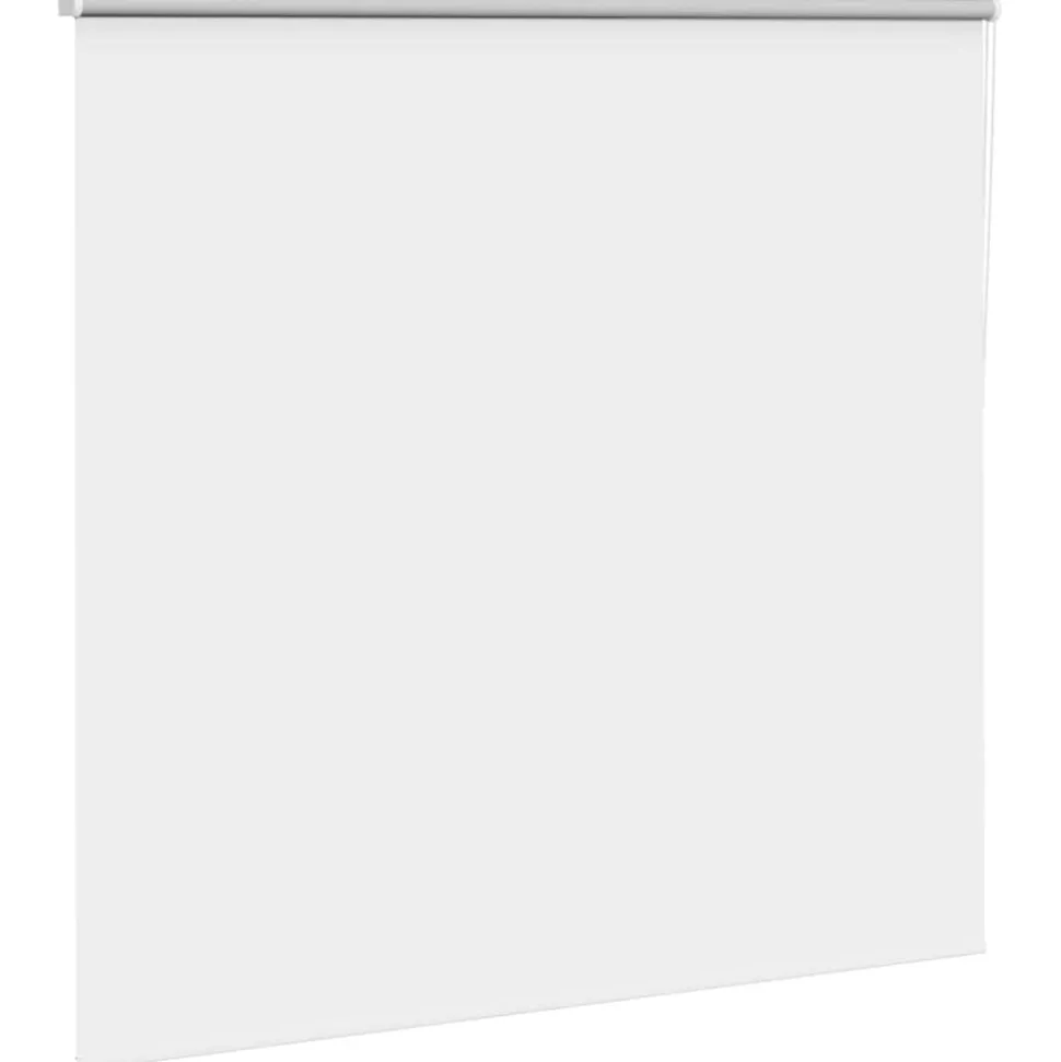 vidaXL Rolgordijn verduisterend 150x175 cm stofbreedte 146,6 cm wit