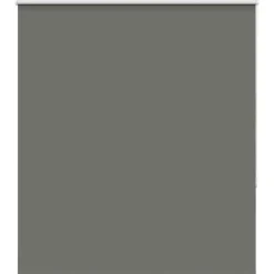 vidaXL Rolgordijn verduisterend 140x150 cm stofbreedte 136,6 cm grijs