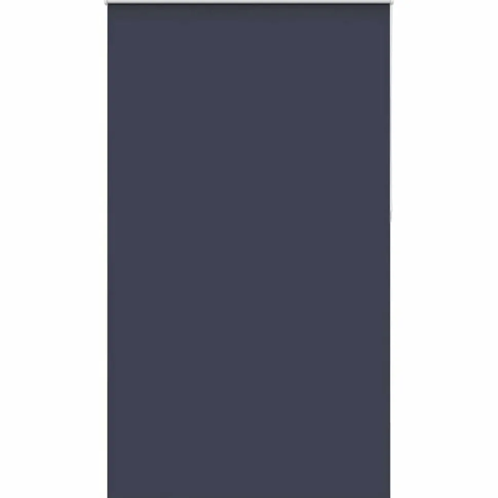 vidaXL Rolgordijn verduisterend 135x210 cm stofbreedte 131,6 cm blauw