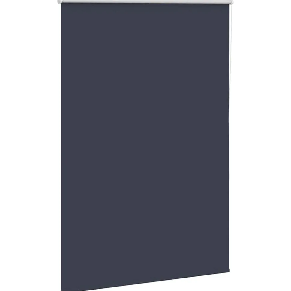 vidaXL Rolgordijn verduisterend 105x130 cm stofbreedte 100,7 cm blauw