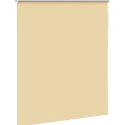 vidaXL Rolgordijn verduisterend 130x175 cm stofbreedte 126,6 cm beige