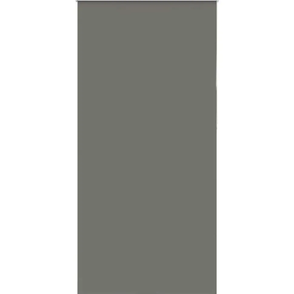 vidaXL Rolgordijn verduisterend 110x230 cm stofbreedte 105,7 cm grijs