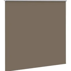 vidaXL Rolgordijn verduisterend koffie 150x130 cm stofbreedte 146,6 cm