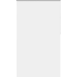 vidaXL Rolgordijn verduisterend 125x210 cm stofbreedte 121,6 cm wit
