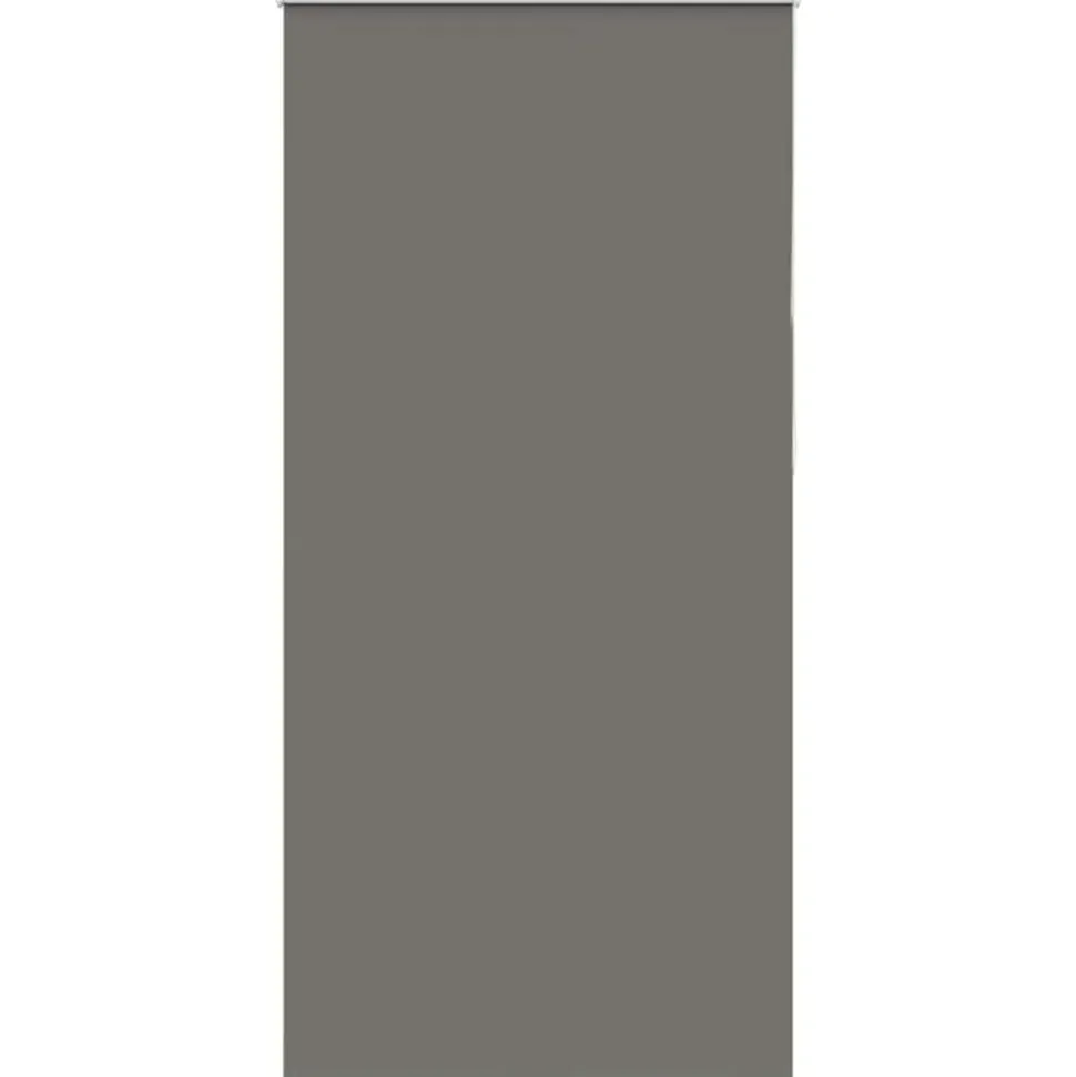 vidaXL Rolgordijn verduisterend 105x210 cm stofbreedte 100,7 cm grijs