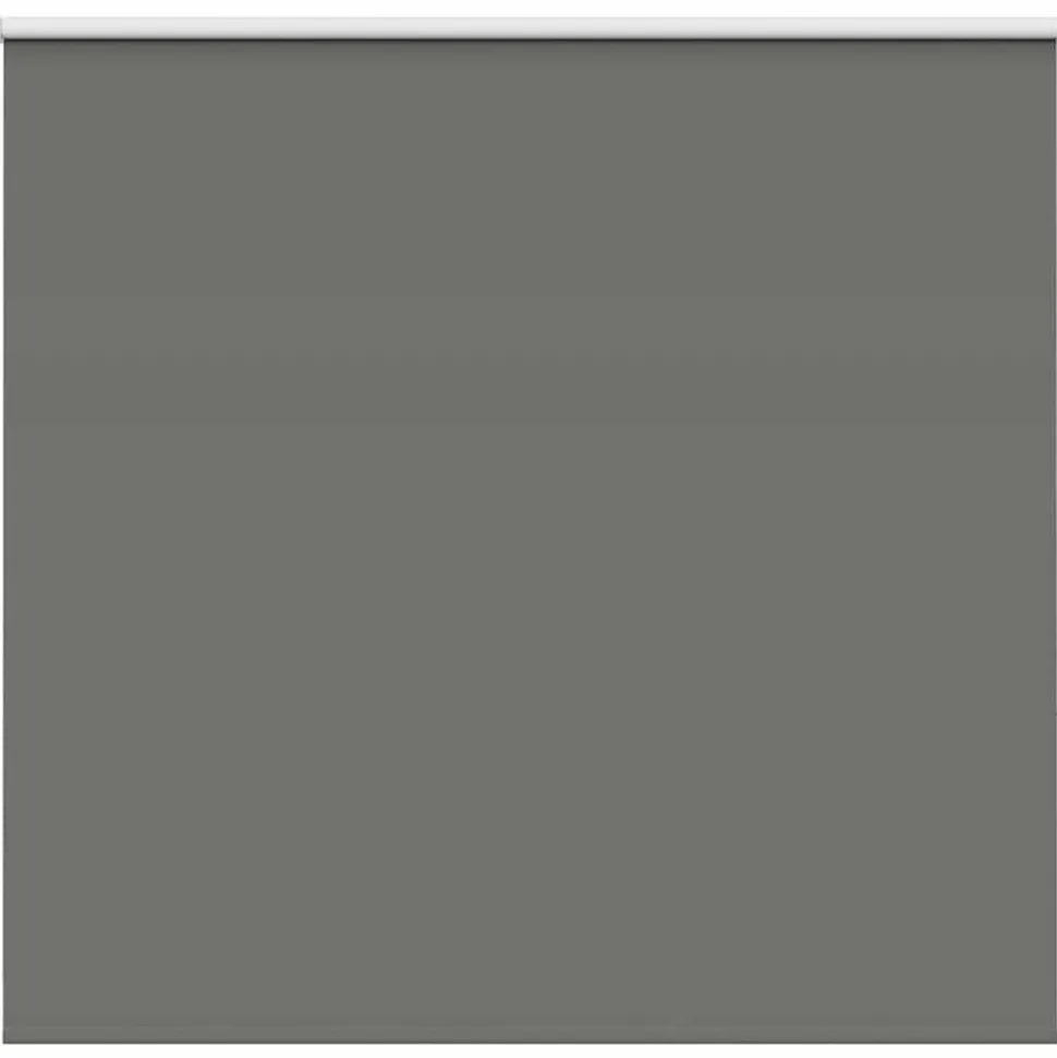 vidaXL Rolgordijn verduisterend 155x130 cm stofbreedte 151,6 cm grijs