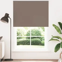 vidaXL Rolgordijn verduisterend koffie 165x210 cm stofbreedte 161,6 cm