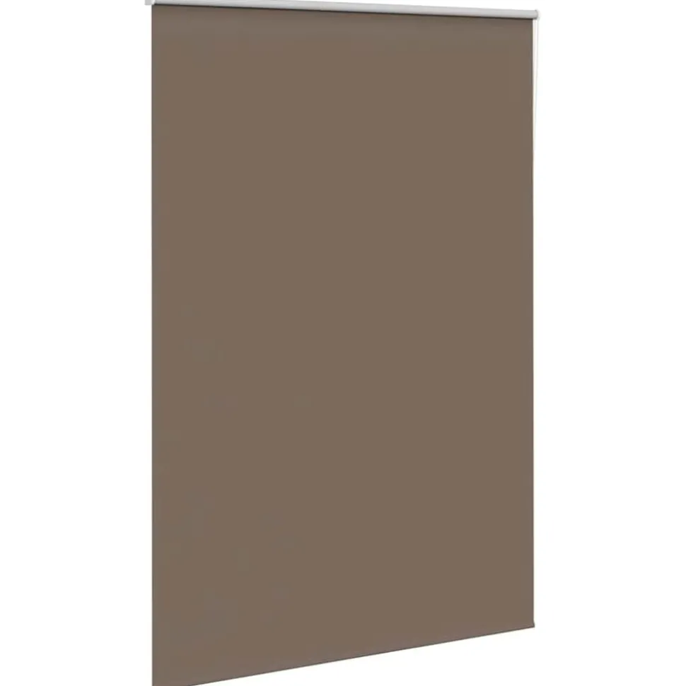 vidaXL Rolgordijn verduisterend koffie 165x210 cm stofbreedte 161,6 cm