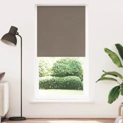 vidaXL Rolgordijn verduisterend koffie 105x230 cm stofbreedte 100,7 cm