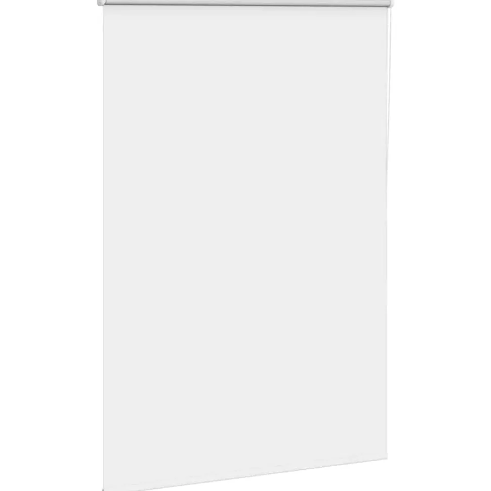 vidaXL Rolgordijn verduisterend wit 115x175 cm stofbreedte 110,7 cm