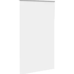 vidaXL Rolgordijn verduisterend 120x230 cm stofbreedte 116,6 cm wit