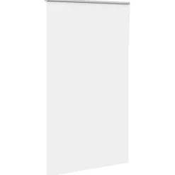 vidaXL Rolgordijn verduisterend 120x210 cm stofbreedte 116,6 cm wit