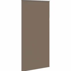 vidaXL Rolgordijn verduisterend koffie 110x210 cm stofbreedte 105,7 cm
