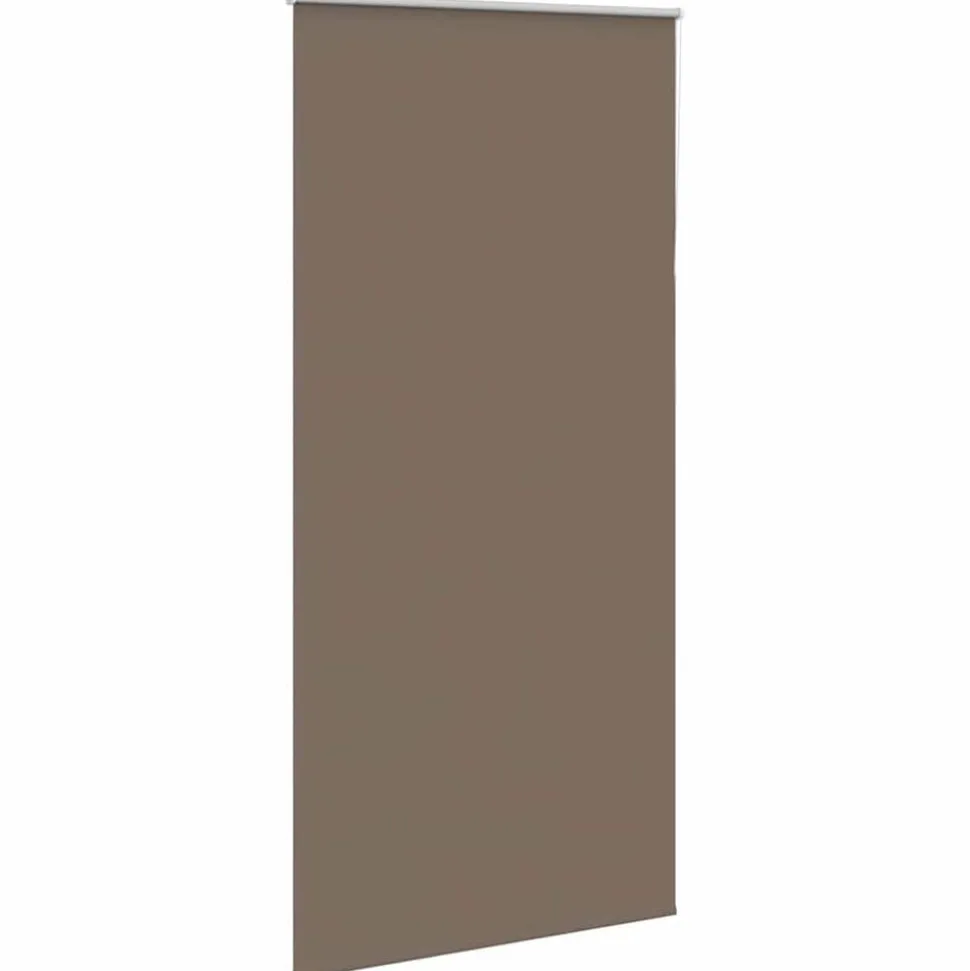 vidaXL Rolgordijn verduisterend koffie 110x210 cm stofbreedte 105,7 cm