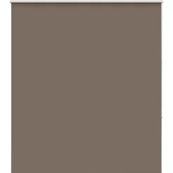 vidaXL Rolgordijn verduisterend koffie 125x130 cm stofbreedte 121,6 cm