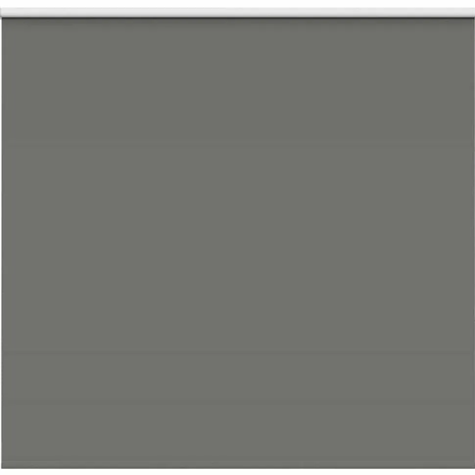 vidaXL Rolgordijn verduisterend 150x150 cm stofbreedte 146,6 cm grijs
