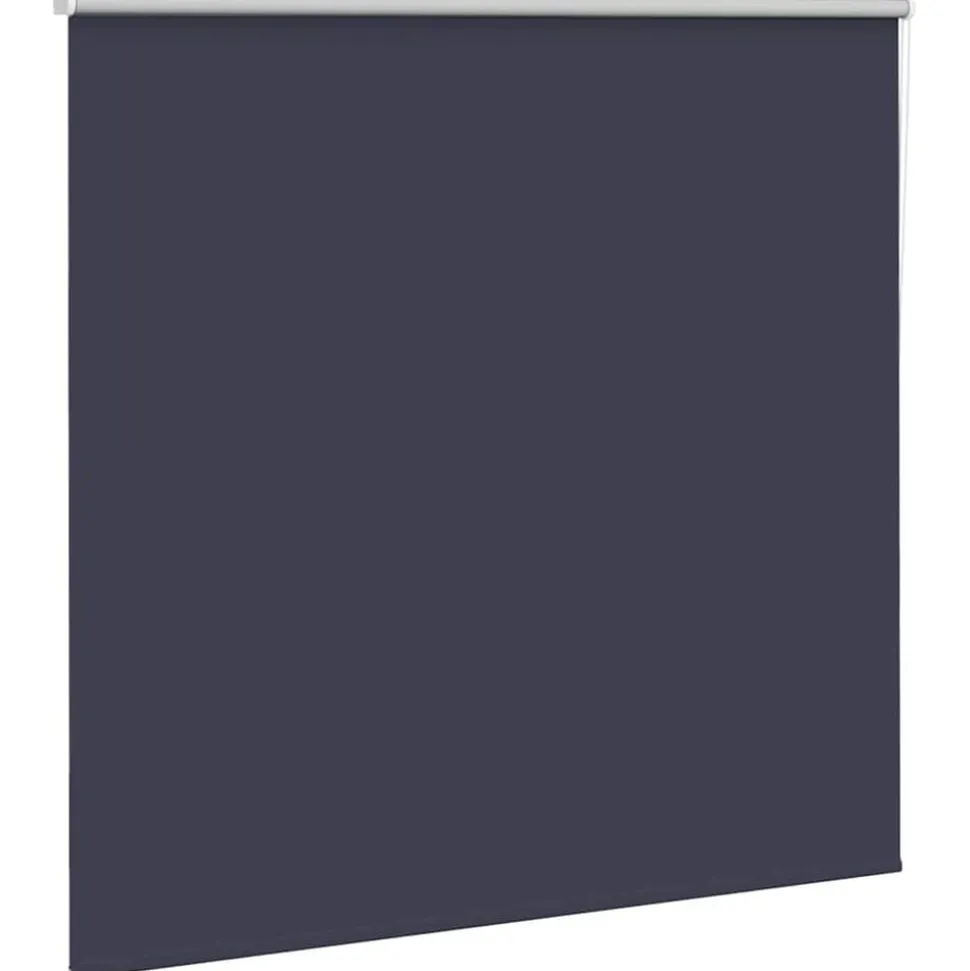 vidaXL Rolgordijn verduisterend 160x175 cm stofbreedte 156,6 cm blauw