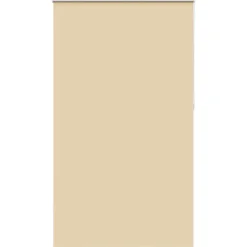 vidaXL Rolgordijn verduisterend 125x210 cm stofbreedte 121,6 cm beige