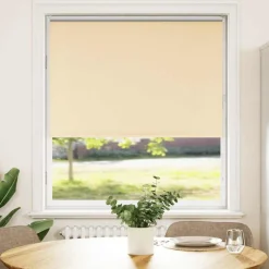 vidaXL Rolgordijn verduisterend 105x130 cm stofbreedte 100,7 cm beige