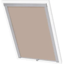 vidaXL Rolgordijn verduisterend beige MK04