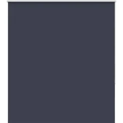vidaXL Rolgordijn verduisterend 140x150 cm stofbreedte 136,6 cm blauw