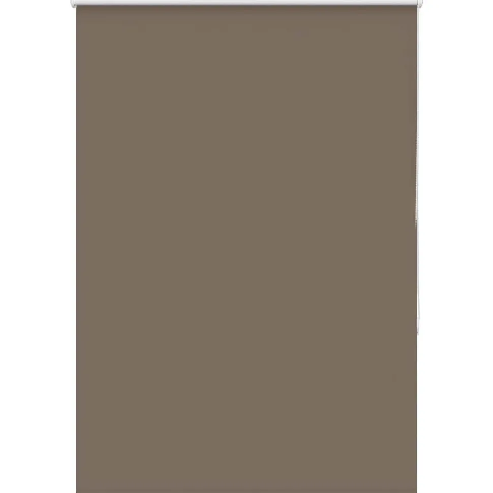 vidaXL Rolgordijn verduisterend koffie 110x175 cm stofbreedte 105,7 cm
